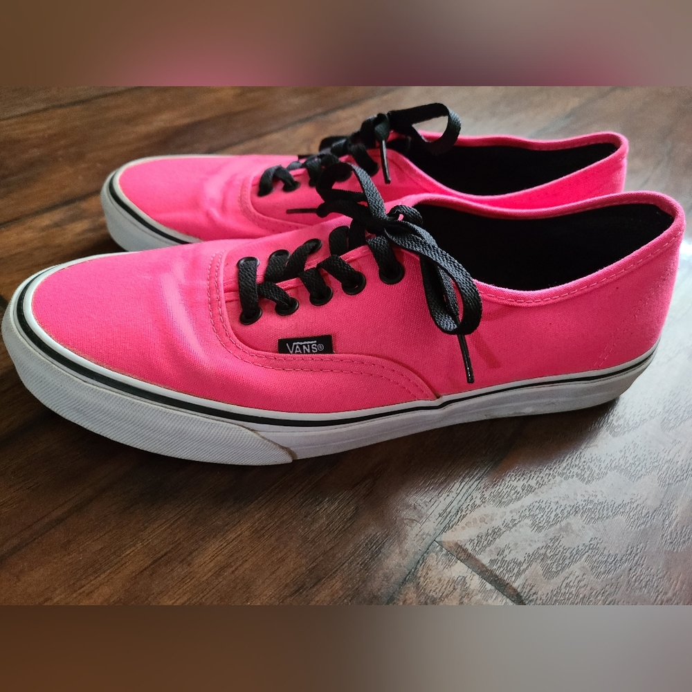 Mens Vans size 10 Hot Pink